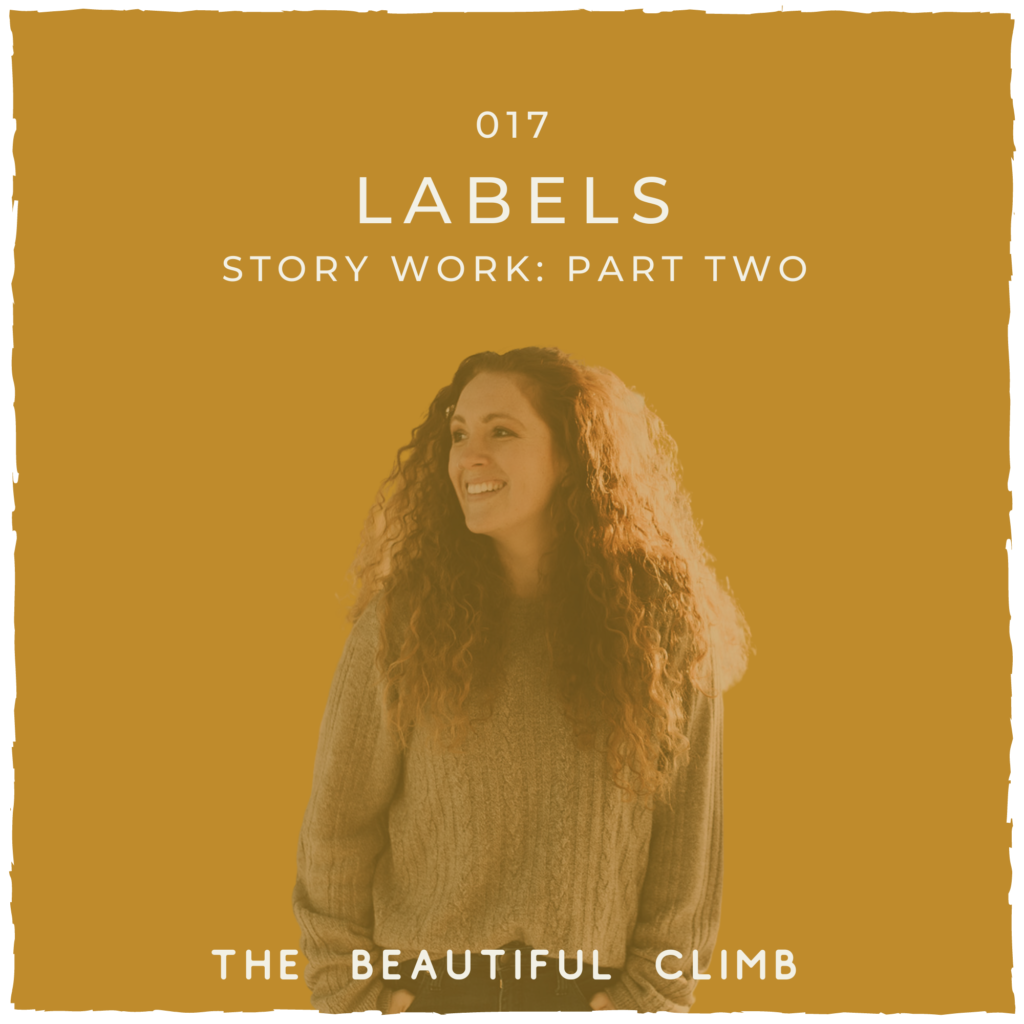 On episode 17 of The Beautiful Climb Podcast: Removing Labels and Expectations: Story Work Part Two, Michelle Knight discusses how labels and expectations can prevent us from creating a life of freedom and why we need to identify and remove these labels so that our true selves can come through | #personaldevelopment #mindset  michelleknight.co
