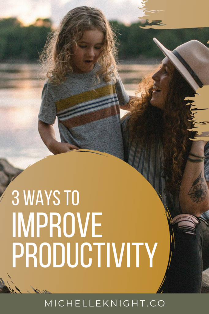 Whatever 2020 has brought you just a quick reminder that you are strong and capable of handling everything that comes your way. But, I know no matter how capable we are, the idea of being productive and getting sh*t done is still always top of our mind, so I'm sharing 3 ways to improve productivity in 2020. #productivitytips #productivity | MichelleKnight.co